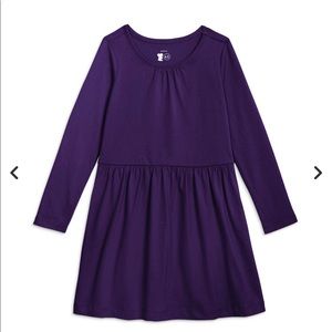 Long Sleeve Dress - Grape - 2-3 years